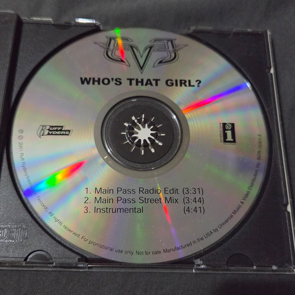 Vtg 2001 Eve Who's That Girl? Maxi Single Promo CD Rap Hip Hop